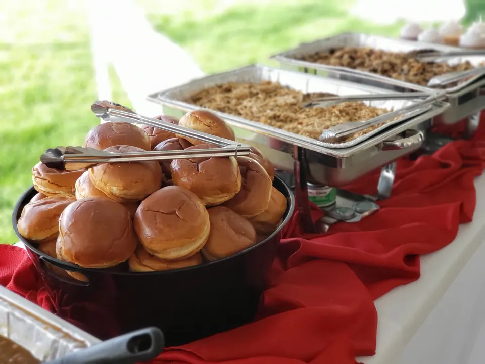Catering spread